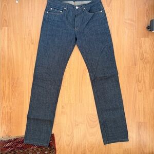 A.P.C. Dark Blue Straight Jeans